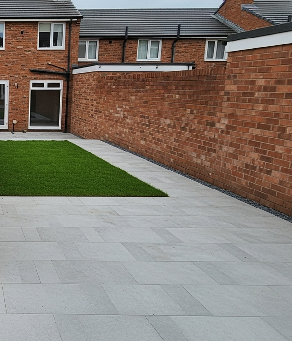 Schone oprit na opruiming